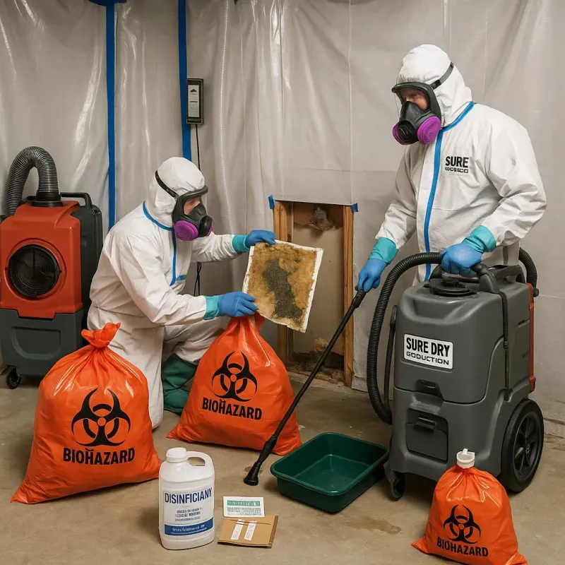 Contaminated Water Handling Protocols process in Eunice, LA