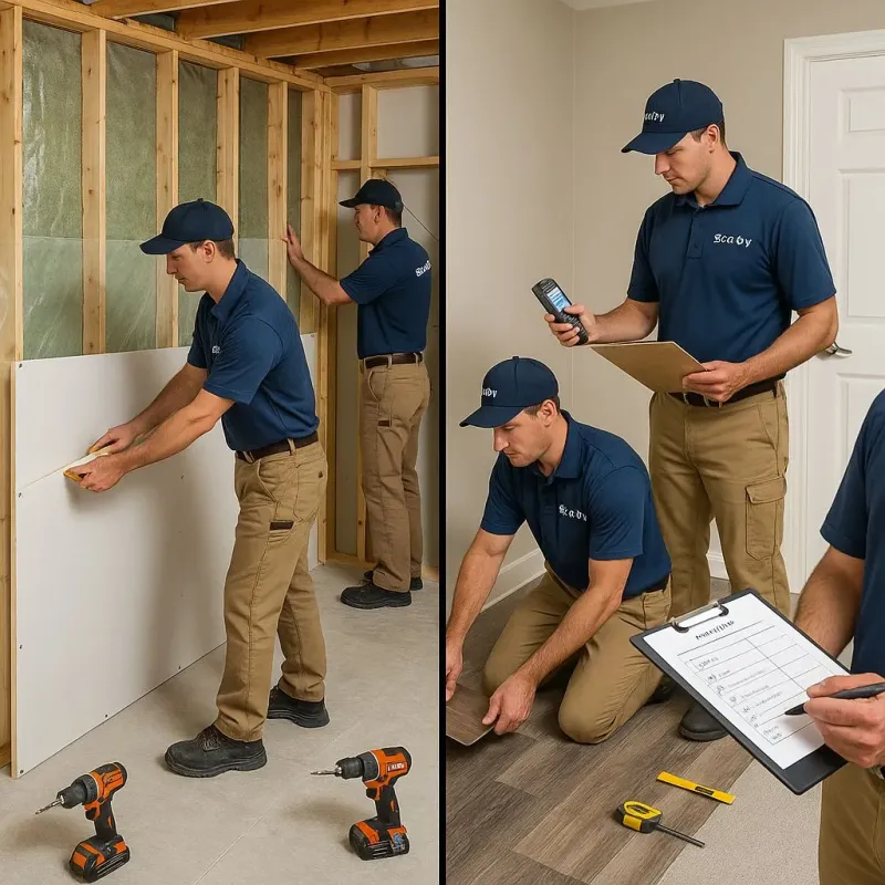 Repairs and Reconstruction process in Eunice, LA